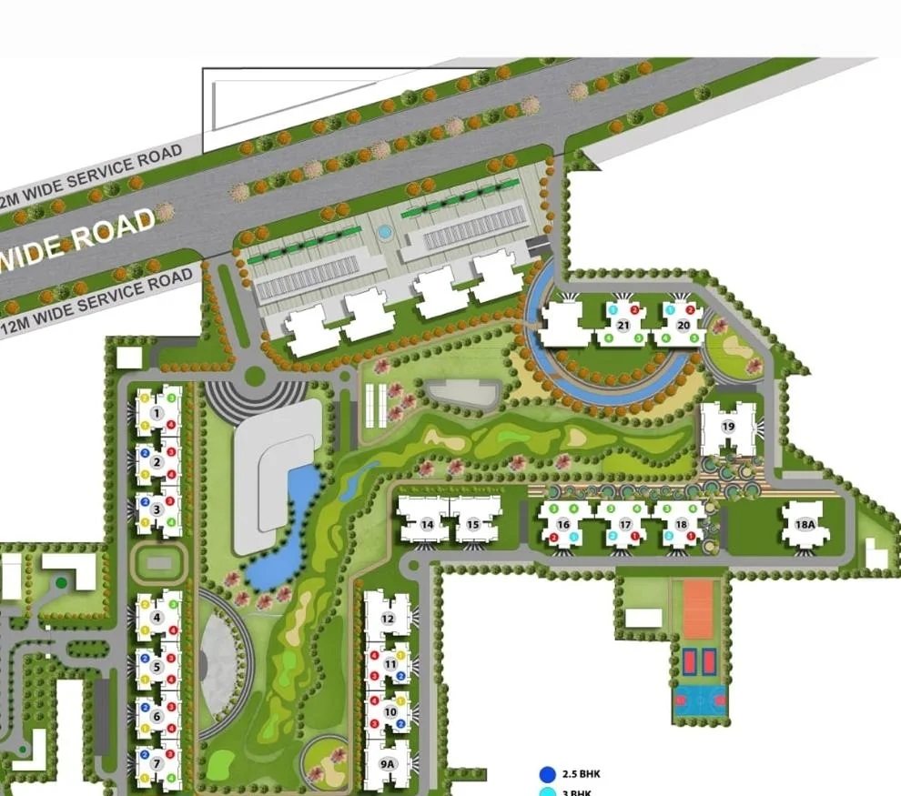 M3M Golf Hills master plan