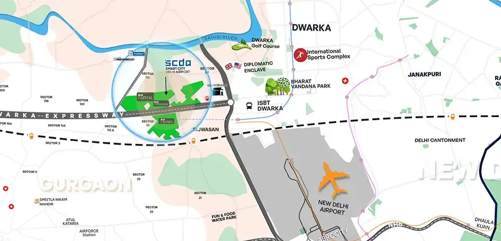 M3M Mansion location map