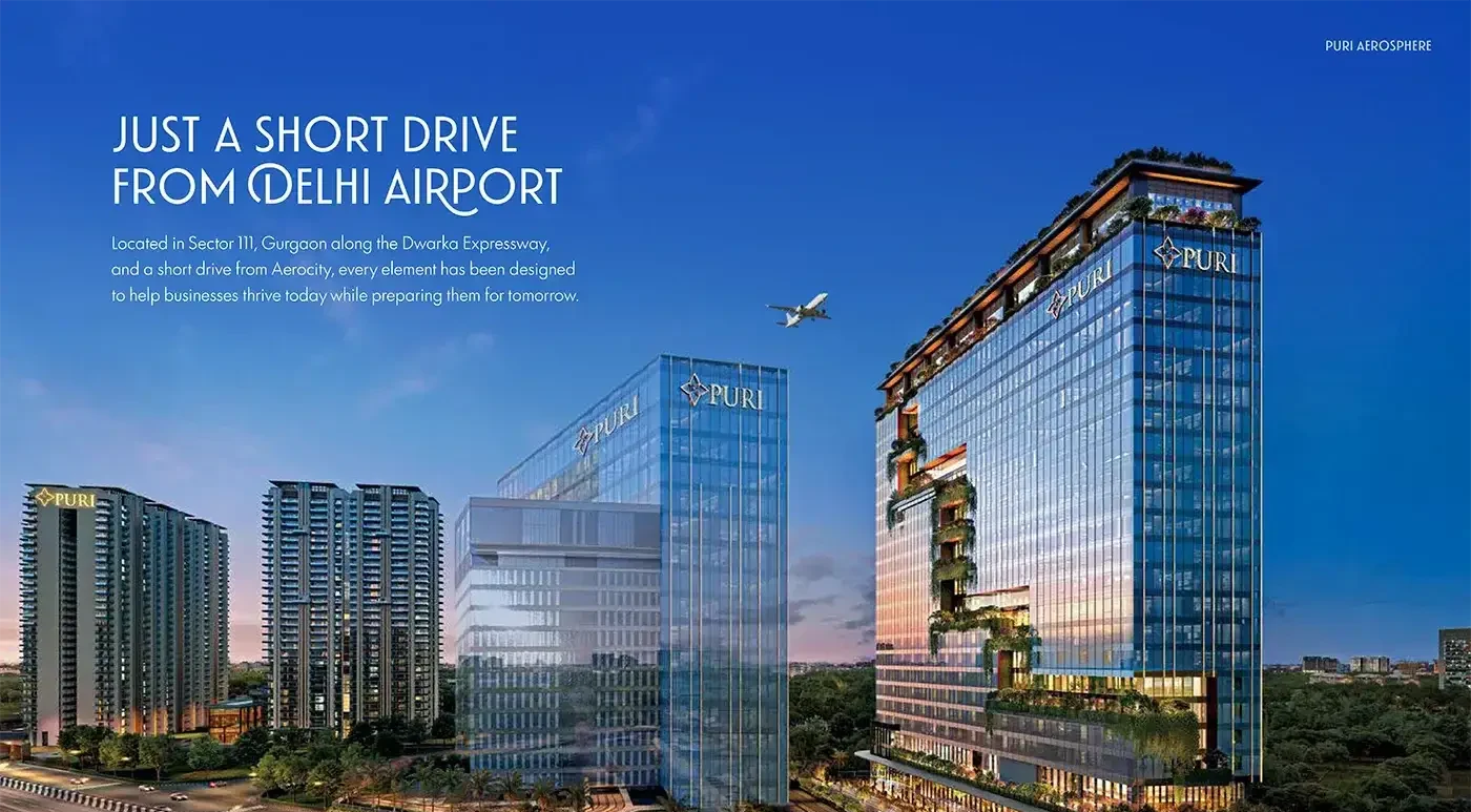 Puri Aerosphere commercial tower view