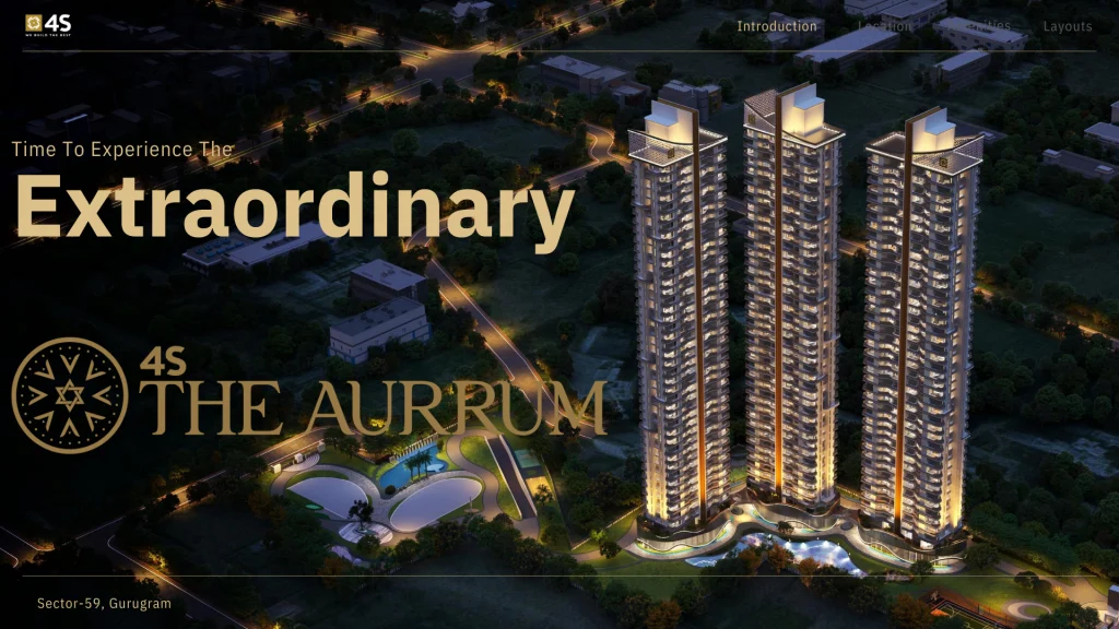 4S The Aurrum, Sector 59 Golf Course Extension Road Gurgaon