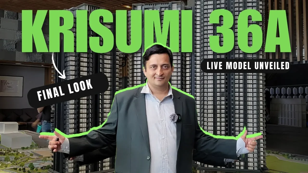 Krisumi Waterside Residences New Launch, Sector 36A Dwarka Expressway