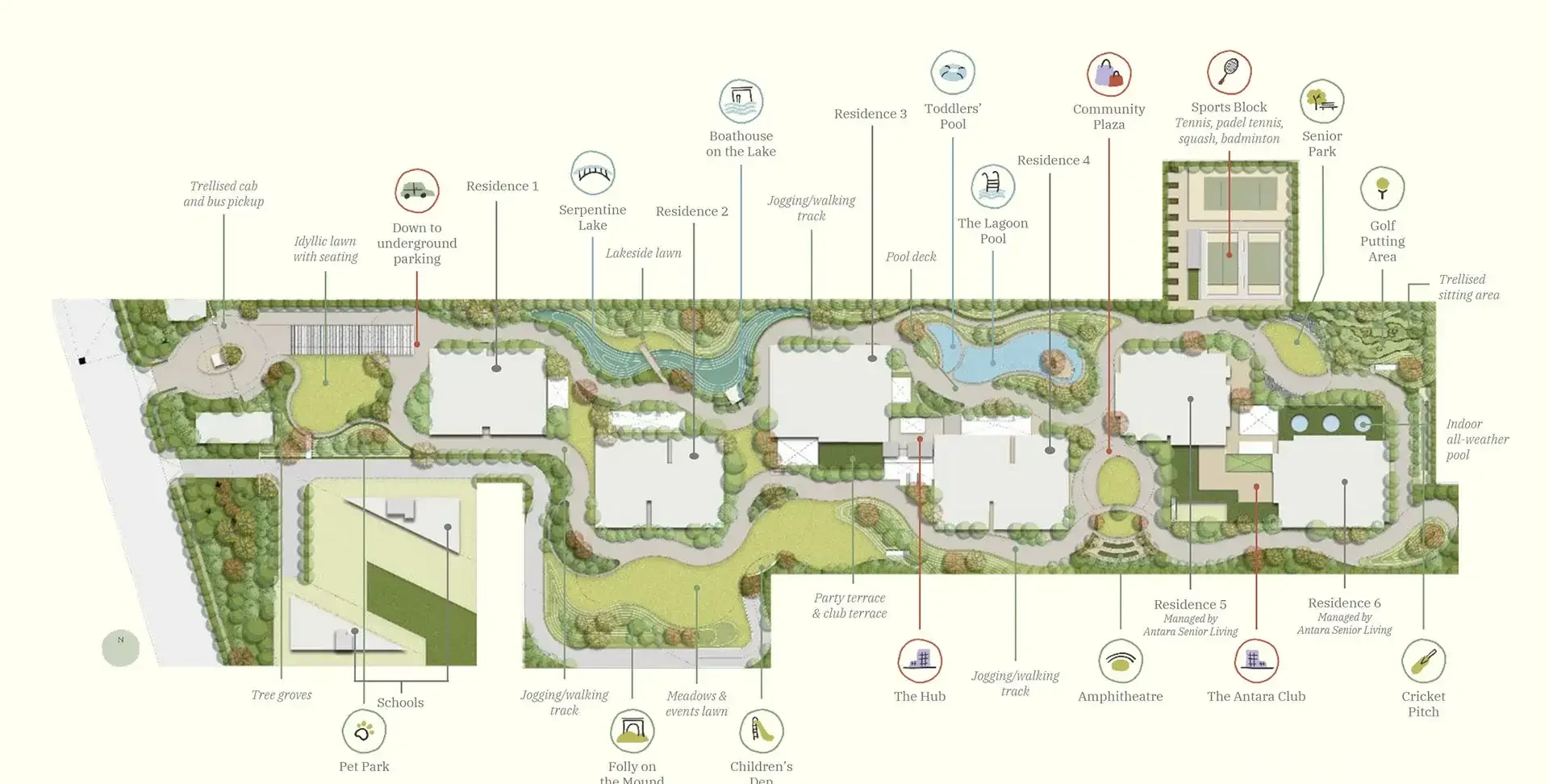 Max Estate 360, Sector 36 master plan