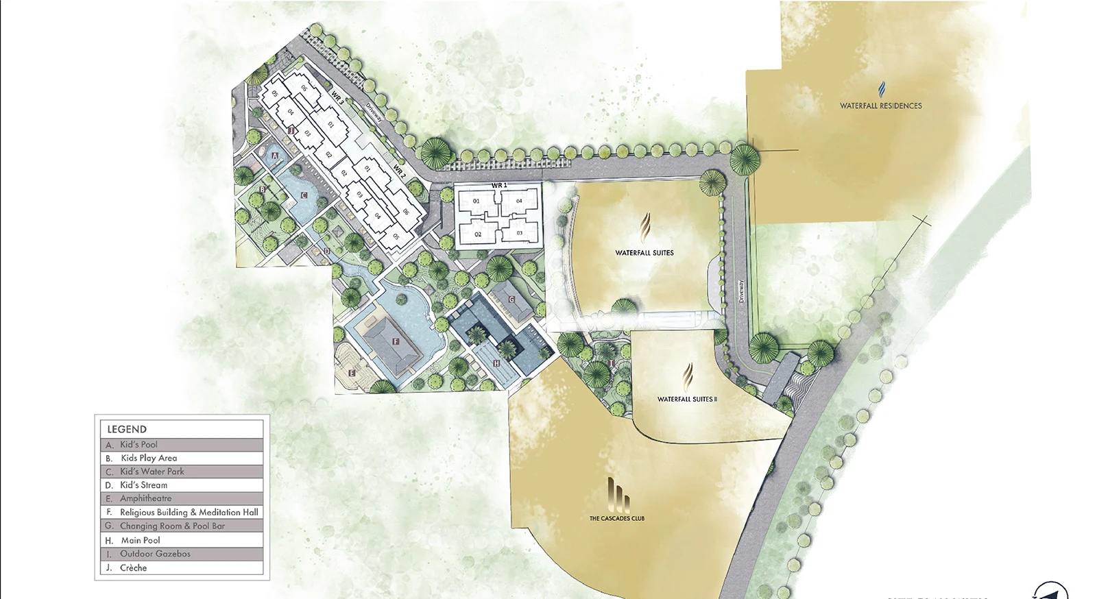 Krisumi Waterside Residences, Sector 36A master plan