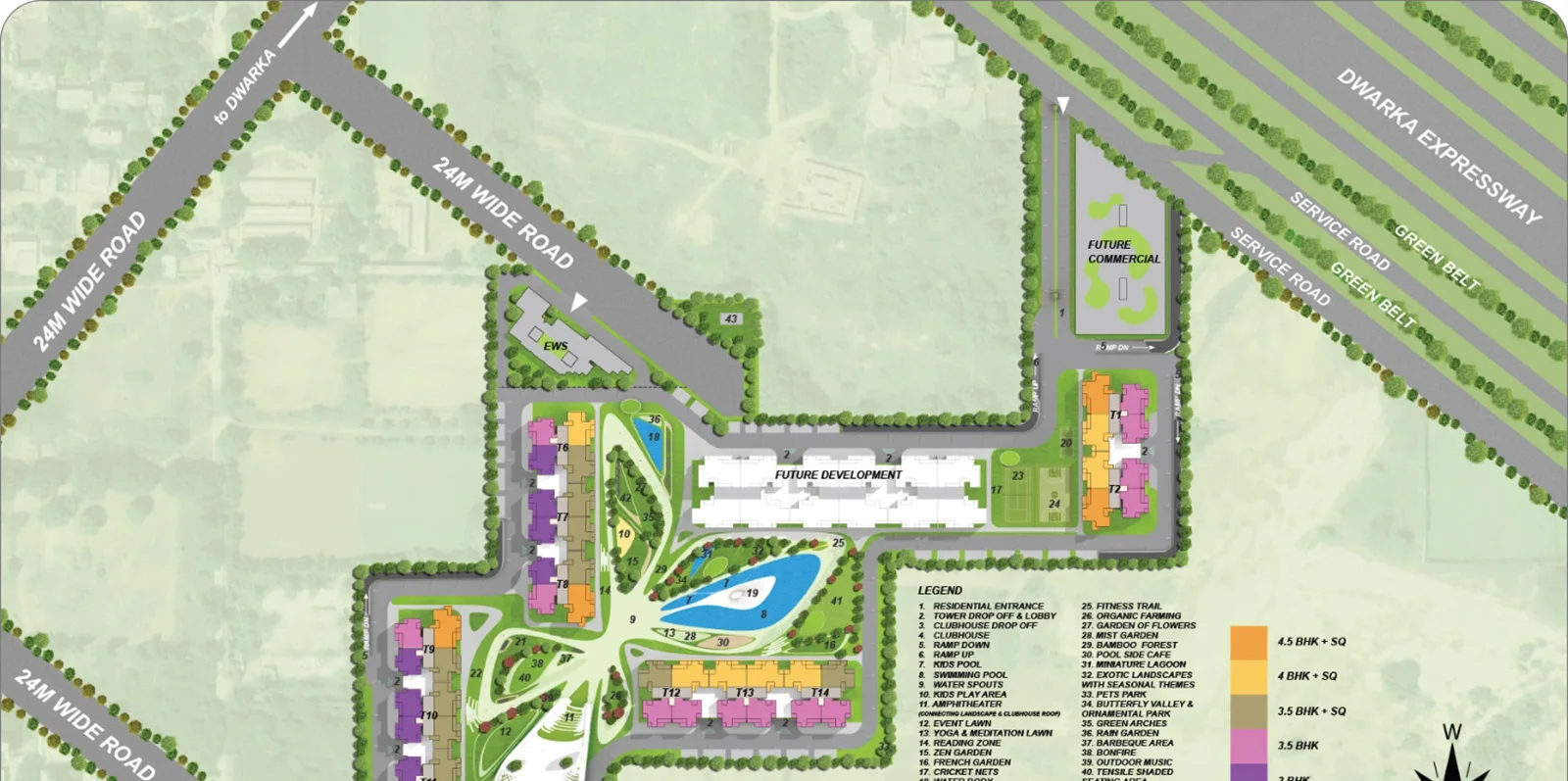 M3M Crown master plan