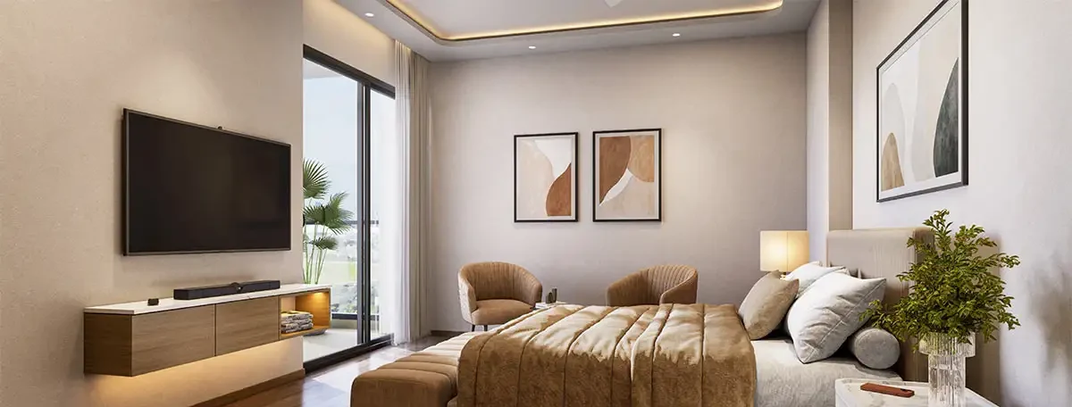 Emaar Serenity Hills landscaped walkway