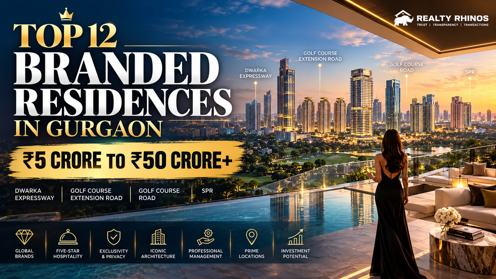 Top 12 Branded Residences in Gurgaon: The Ultimate ₹5 Crore to ₹55 Crore Buying Guide