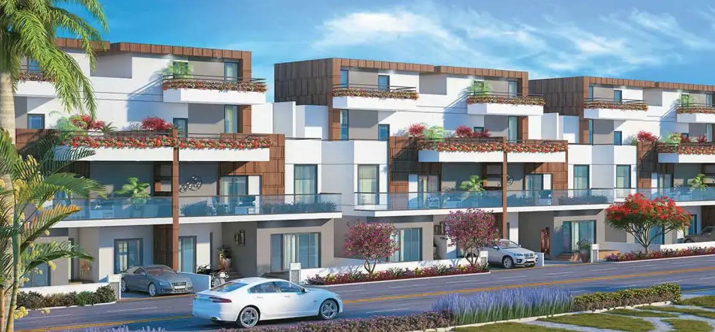 Central Park Fleur Villas project view