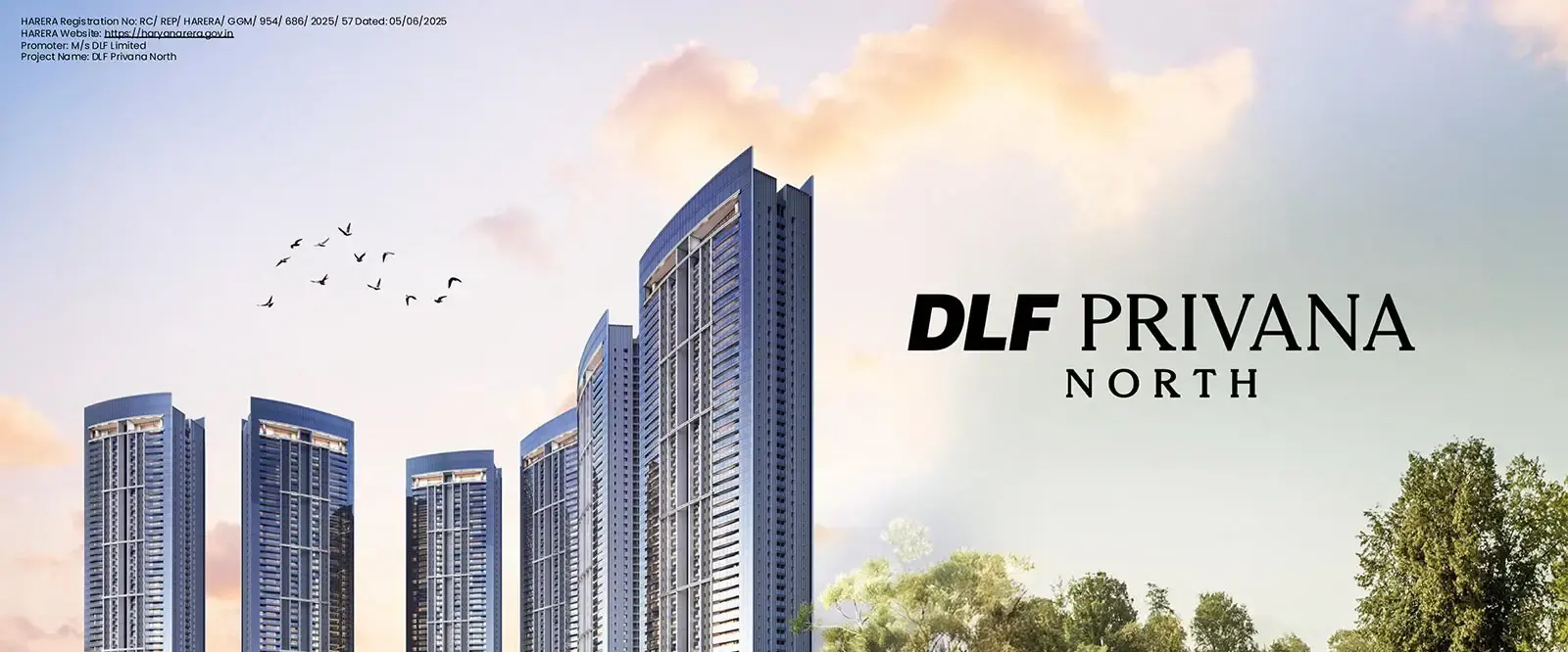 DLF Privana North project view